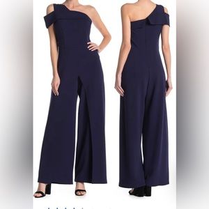 MARINA elegant one shoulder jumpsuit